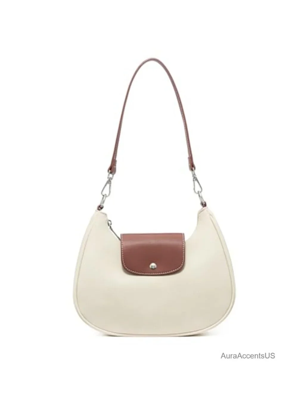 RFID Blocking Vegan Leather Hobo Handbag with Adjustable Strap Anti Theft